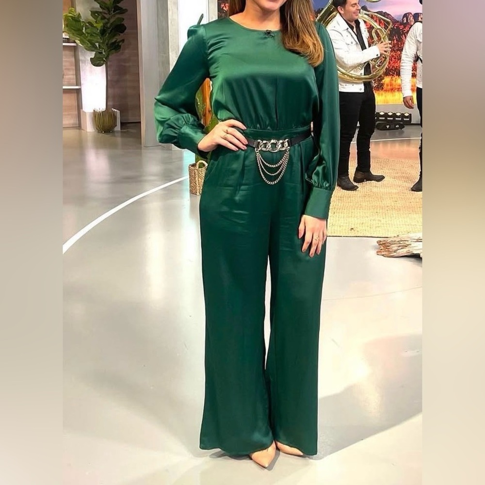 Elegant Green Women's Jumpsuit